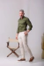 Imagem do Camisa OXN ML Verde - Modelagem Slim