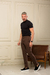 Calça OXN Alfaiataria Veneza Marrom - Skinny - comprar online
