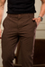 Calça OXN Alfaiataria Veneza Marrom - Skinny - comprar online