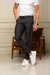 Calça OXN Alfaiataria Italiana Xadrez Grafitte Minimalista - Skinny - comprar online