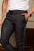 Calça OXN Alfaiataria Italiana Xadrez Grafitte Minimalista - Skinny na internet