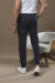 Calça OXN Alfaiataria Atenas Slim Fit com Regulagem Marinho - loja online