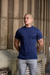 Camiseta OXN Gola Média Marinho na internet