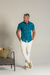 Camisaria OXN MC Xadrez Azul Royal Modelagem Slim - loja online
