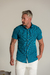 Camisaria OXN MC Xadrez Azul Royal Modelagem Slim na internet