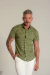 Camisaria OXN MC Xadrez Verde Claro Modelagem Slim - Salvino Store