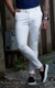 Calça OXN Sarja Alfaiataria Skinny Off White - comprar online