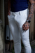 Calça OXN Sarja Alfaiataria Skinny Off White - loja online