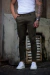 Calça OXN Sarja Alfaiataria Super Skinny Verde Militar - loja online