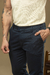 Calça Sarja Alfaiataria OXN Skinny Azul Marinho - comprar online