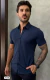 Camisa Zikani MC Dry Fit Slim Dark Blue Ref 1038 na internet