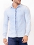 Camisa Zikani ML Gola Italiana Jeans Sky Bleach - modelagem Slim