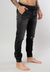 Calça Jeans Jogger UltraConfort Black Rips - Salvino Store