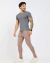Calça Moletom Bolso Faca com Cordão Marrom - Salvino Store