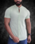 Camisa Zikani / Zip Off MC Gola Padre Verde Água - Modelagem Slim - Ref 505 - comprar online
