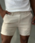 Shorts Zip Off Alfaiataria Linho Natural Ref 0816