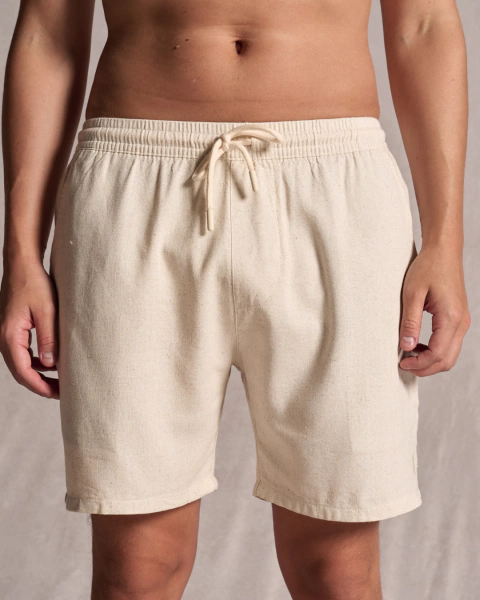 Shorts Ankor Linho Natural - comprar online