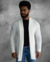 Cardigan Zip Off Tricot Off White Ref 717 - Salvino Store