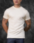 Camiseta OXN Gola Média Off White