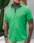 Camisaria OXN MC Oxford - Verde Bandeira - comprar online