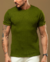 Camiseta OXN Slim Fit Tricot Heritage - Verde Escura - comprar online