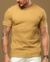 Camiseta OXN Slim Fit Tricot Heritage - Bege - comprar online