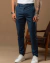 Calça OXN Alfaiataria Italiana Veneza Slim Fit Marinho Acetinada na internet