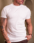 Camiseta OXN Slim Texturizada Canelada Acacia Branca