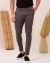 Calça Sarja Alfaiataria OXN Skinny Cinza Grafitte
