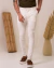 Calça OXN Sarja Alfaiataria Skinny Off White