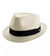 Chapéu Casual Shantung Pork Pie Marcatto Preto