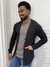 Cardigan Zip Off ML c/ Bolso Preto Ref 656 na internet