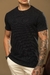 Imagem do Camiseta OXN Slim Fit Texturizada Milano - Preta