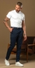 Imagem do Calça OXN Alfaiataria Italiana Baly Slim Fit Azul Marinho