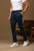 Calça OXN Alfaiataria Italiana Baly Slim Fit Azul Marinho - loja online