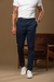 Calça OXN Alfaiataria Italiana Baly Slim Fit Azul Marinho - Salvino Store