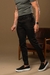 Calça OXN Alfaiataria Sarja Skinny Preta com Regulagem - Salvino Store