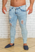 Calça Jeans Zikani Super Skinny Sky Bleach c/ Rasgo