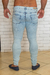 Calça Jeans Zikani Super Skinny Sky Bleach c/ Rasgo na internet