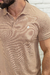 Camisa Polo Von der Volke Essentieel Caqui na internet