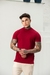 Camiseta OXN Gola Média Marsala
