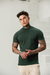 Camiseta OXN Gola Média Verde Escura - loja online