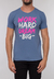 Camiseta RedFeathe Work Hard Azul Cobalto - Salvino Store