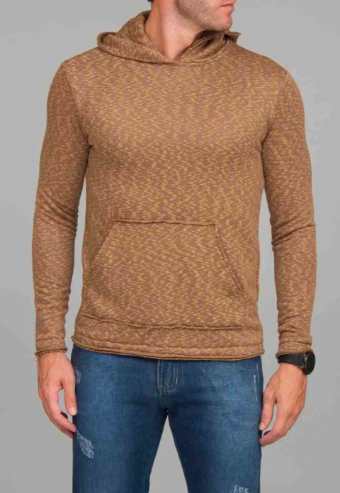 Moletom Redfeather Canguru a Fio Flame Caramelo