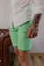 Bermuda OXN Linho Verde - loja online