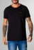 Camiseta RedFeather Básica Gola Canoa Preta - comprar online