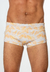 Sunga Estampada Feather Deep Orange
