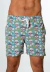 Shorts Redfeather Skull With White Flowers Emerald - comprar online