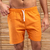 Shorts Ankor Linho Laranja