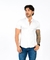 Camisa Zip Off / Zikani MC Gola Padre Branca Acetinada - Modelagem Slim na internet